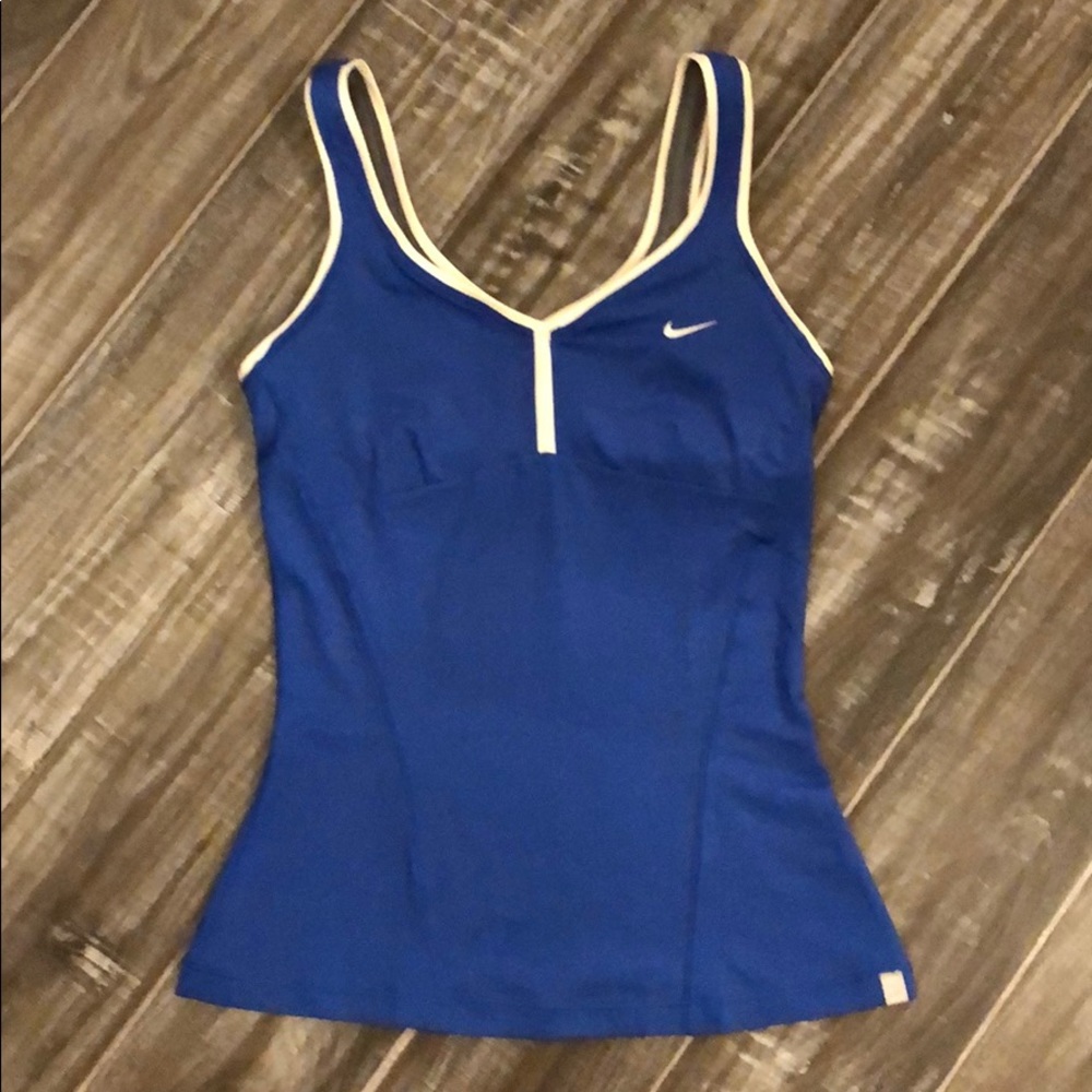 Nike dri-fit top, royal blue, size s